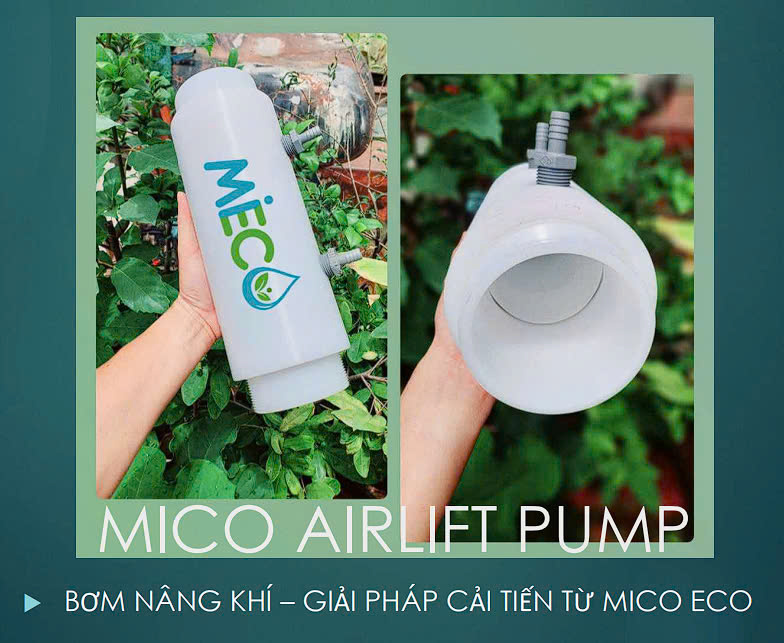 Giảm thiểu chi phí với bơm nâng khí kết hợp sục khí